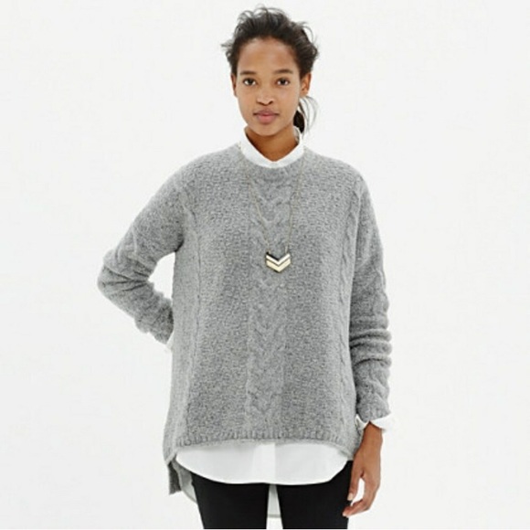Madewell Sweaters - Madewell easy cable pullover sweater in Donegal